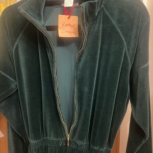 Velvet Green Jumpsuit